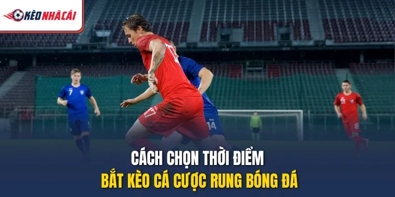 Cách chọn thời điểm bắt kèo cá cược rung bóng đá