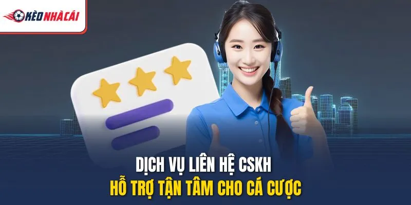 Dịch vụ liên hệ CSKH hỗ trợ tận tâm cho cá cược